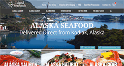 Desktop Screenshot of islandseafoods.com