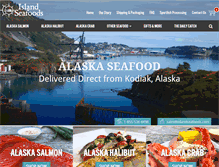 Tablet Screenshot of islandseafoods.com